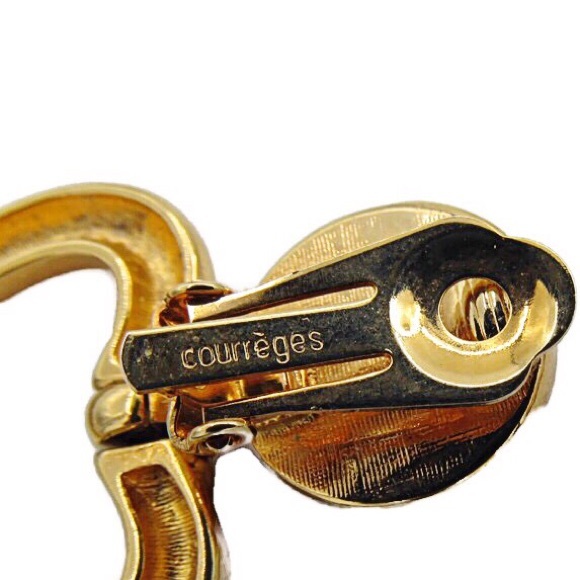 Not for Sale …..Vintage Courrèges of Paris Heart Earrings - Picture 3 of 3